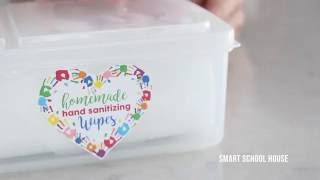 DIY Homemade Hand Sanitizing Wipes [upl. by Anne-Marie990]