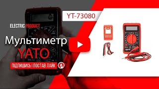 Мультиметр YATO YT73080 [upl. by Diarmuid]