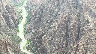 RAW VIDEO BLACK CANYON GUNNISON NATIONAL PARK  COLORADO  61423 [upl. by Ailemaj]