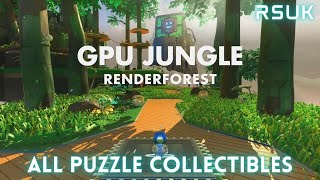 Astros Playroom  ALL Puzzle Piece Collectibles  GPU Jungle  Renderforest [upl. by Airotkiv]