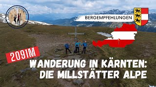 Wandern in Kärnten Die Millstätter Alpe  hikewithme [upl. by Hujsak977]