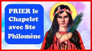 Ste Philomène  Chapelet du 11 août 🕊️ Rosaire ❤️ [upl. by Ahseenal]