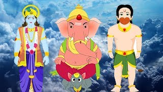 Indian Mythology  Top 3 Interesting Hindu Mythological Stories on Lord GaneshaHanuman amp Krishna [upl. by Ewens819]