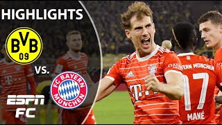 Borussia Dortmund vs Bayern Munich  Bundesliga Highlights  ESPN FC [upl. by Eynahpets371]