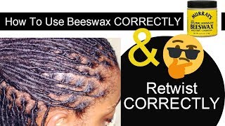 How to Retwist and Prevent Your Locs From Breaking Off   Smashing the Beeswax Stereotype [upl. by Akinot]