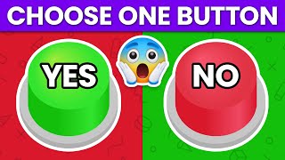 Choose One Button 😱 YES or NO Challenge 🟢🔴 [upl. by Hamas]