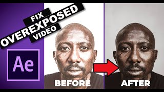 SOLVED How To Fix Overexposed Footage IN After Effects [upl. by Shanks]