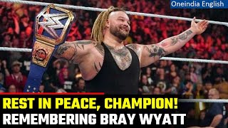 Bray Wyatt Windham Rotunda former WWE champion passes away at 36 Know the cause of death amp more [upl. by Shaffer]