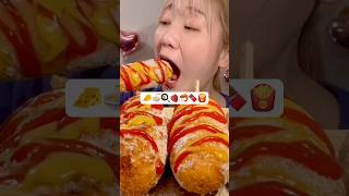 🧀🍜🍳🍓🦐🍫🍟😋 MIYU ASMR asmr asmreating asmrfood mukbang miyuasmr [upl. by Airretnahs]