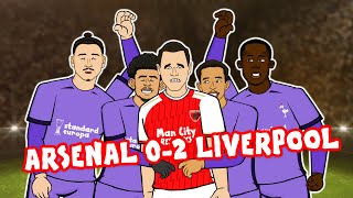 LETS MISS AGAIN Arsenal vs Liverpool 02 FA Cup Goals Highlights Diaz 2023 [upl. by Alek3]