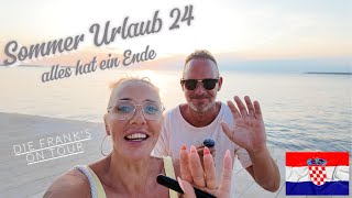 KROATIEN 🇭🇷 Campingalltag Teil 4  Unser Wohnwagen Camping Urlaub 072024 Valkanela geht zu Ende [upl. by Gibson833]