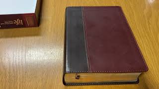 Tyndale NIV Life Application Study Bible third edition leather look cover [upl. by Heinrich156]