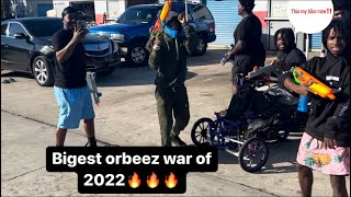 Vlogmas day 8 orbeez gun war in Florida ‼️‼️ [upl. by Kunkle383]