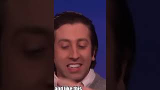 Simon Helberg Impersonates Kunal Nayyar [upl. by Salvucci509]