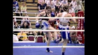 Ladies british WAKO muay thai fight [upl. by Gish395]