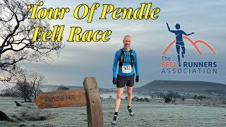 Tour of Pendle Fell Race  FRA AL event  The toughest Fell race in the Uk  The Seasons Final Race [upl. by Yelik]