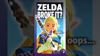 ZELDA Broke The Master Sword zelda theory tearsofthekingdom shorts [upl. by Yrreiht]