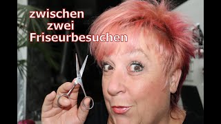 Haare rund ums Ohr schneiden  Haare schneiden DIY  Friseurbesuch rauszögern [upl. by Sherrod]