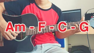 Backing Track Ballad Am F C G Acoustic Guitar  Use Aeolian mode [upl. by Kimberly943]