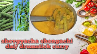 shevgyacha shengachi amti l shevgyachi dal recipe l drumstick recipe l how to drumstick dal [upl. by Jerad]