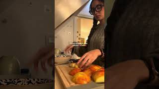 make apple crumble with me 🍎🍯🕯️🍎 fall lifestyle vlog cookingvlog [upl. by Quarta590]