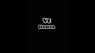 Ve Hania। Neha Kakkar । New Hindi Song 2024। Ve Haniya Black Screen Lyrical Song। shorts trending [upl. by Veno461]