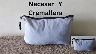 Neceser De Tela Reciclado Con Cremallera  Cloth Toiletry Bag With Zipper [upl. by Eiramadnil261]