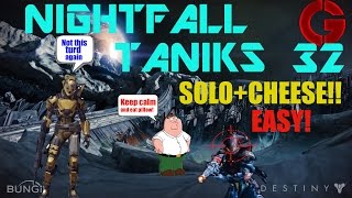 Destiny  Nightfall Taniks SOLO  CHEESE NEW [upl. by Janene37]