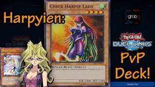 Yugioh Duel Links  Neue Harpyien PvP Deck Tutorial  w Gimbplays GERDEU [upl. by Ehc]