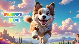 Dog Song The Fluffy Dog Song  Fun amp Catchy Tune for Kids  Cute dogs funny videos dogssongs [upl. by Langan]