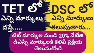 TET 20 percent weightage marks in DSC  apts tet 2025 latest updates tet dsc tetclasses [upl. by Auop790]