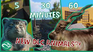 🙀building HABITAT for NEW PACK ANIMALS in 5  30  60 MINUTES CHALLENGE  Planet Zoo [upl. by Jemima]