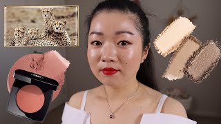 NEW Chantecaille Cheetah Eye Trio amp Chanel Cream to Powder Blushes [upl. by Navanod]