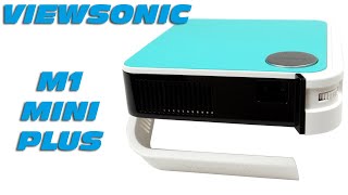 VIEWSONIC M1 mini Plus  portabler Mini LED Beamer  Projektor  Unboxing amp Kurzreview [upl. by Akenot]