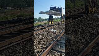 Semiautomatic track relaying by SQRS machines in Indian Railway  U K Borthakur [upl. by Hilde]