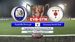 Radcliffe Borough v Glossop North End 070317 [upl. by Llehcim840]