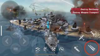 WARSHIP BATTLE Battleship Yamato  Episode 16  Mission 5 [upl. by Nilcaj]