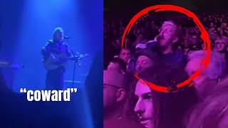 Radioheads Thom Yorke STORMS OFF STAGE After Heckler Interrupts [upl. by Cordell]