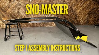 2024 SNOMASTER Standard Snow Groomer Assembly Instructions [upl. by Vasilek]