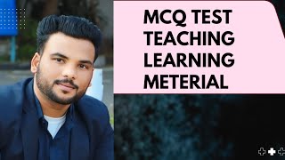 MCQ QUESTIONS test on the topic of teaching learning materials cdpeducation cdp [upl. by Netsuj346]