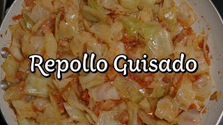 Receta de cocina Repollo Guisado muy rico y fácil de hacer video 15 [upl. by Nisior631]