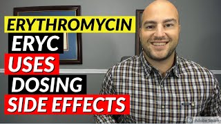 Erythromycin Eryc  Pharmacist Review  Uses Dosing Side Effects [upl. by Miharbi]