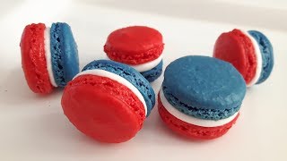 Makroner til 17mai  Macarons Tricolor [upl. by Danelle256]