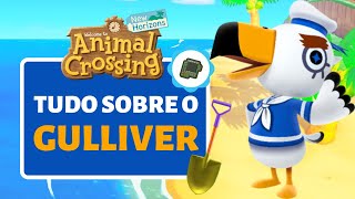 Animal Crossing New Horizons  Guia do Gulliver CommunicatorRusted Parts Robot Hero amp Recompensas [upl. by Aititel]