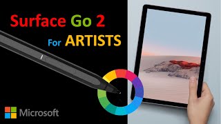 Surface Go 2 drawing test and questions answered about bugs and pressure sensitivity problems [upl. by Alexandros]