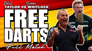 FREE DARTS  FULL MATCH Phil Taylor v Simon Whitlock  6th April 2012 ARMAGEDDON  Semi Final [upl. by Yv642]