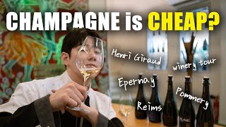 Champagne Henri Giraud winery tour  Epernay Reims vlog [upl. by Obla]