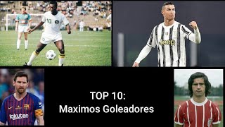 TOP 10 Maximos goleadores en la historia [upl. by Janna]