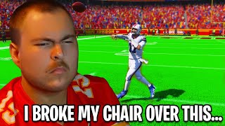 I Broke my Chair Over This Madden 25 Wager [upl. by Creath]