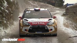 SLoeb vs SOgier WRC MONTE CARLO 2013 HD [upl. by Jacinto]